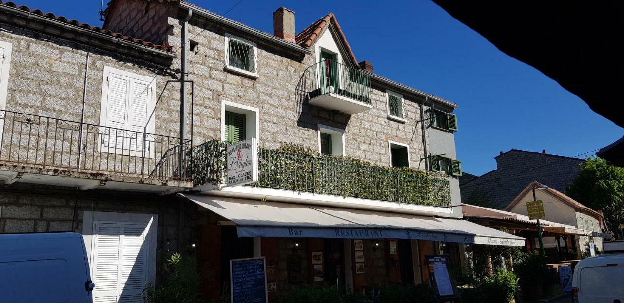 Hotel Restaurant L'Aiglon Zonza Buitenkant foto